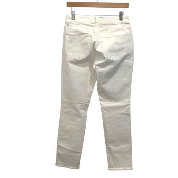 Ann Taylor Womens Low Rise‎ Curvy Fit Skinny Ankle Jeans White Size 6 - Picture 5 of 11